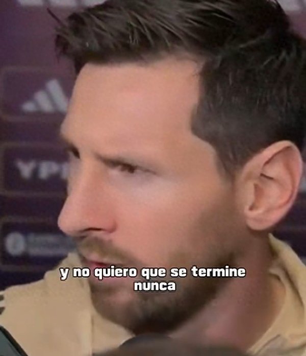 看一场少一场! 梅西: 我爱踢球不但愿律例, 但知说念阿谁时分在左近