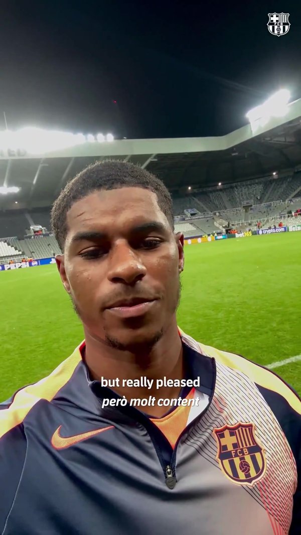 拉什福德：很炫夸攻入巴萨首球，但愿以后会有更多进球