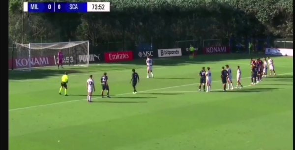 值得期待一波！19岁的伊布男儿为米兰筹画队破门