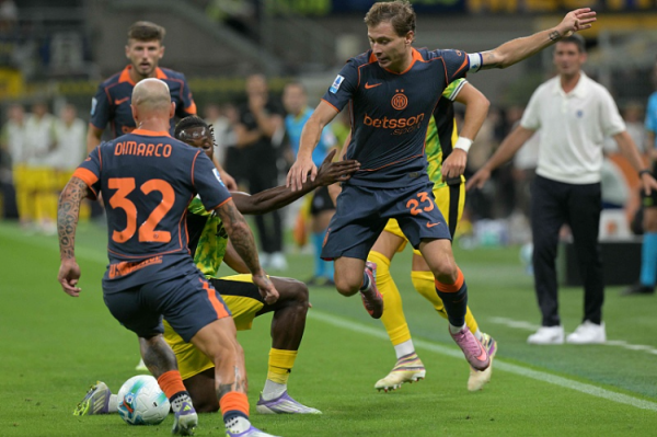 国米2-1萨索洛 迪马尔科立功